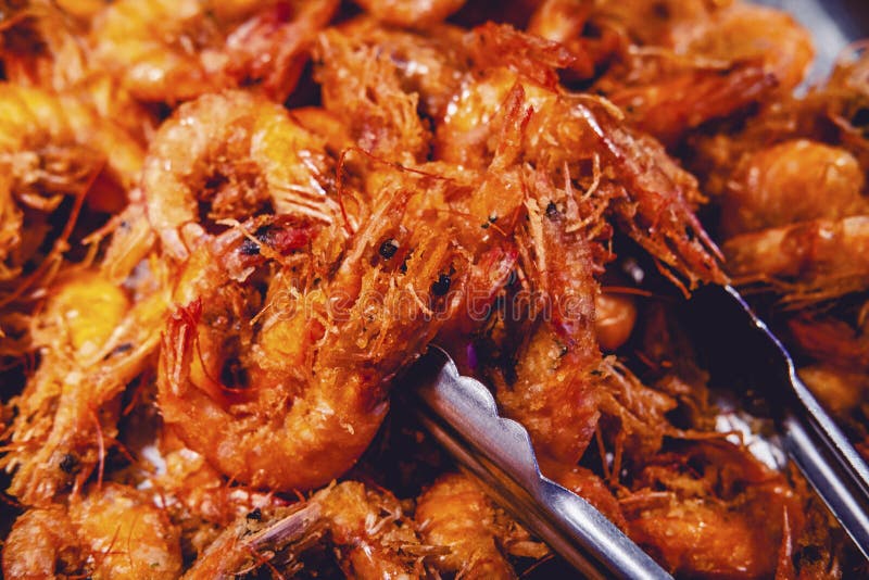 Fried Whole Shrimp stock photo. Image of cooked, animal 226983762