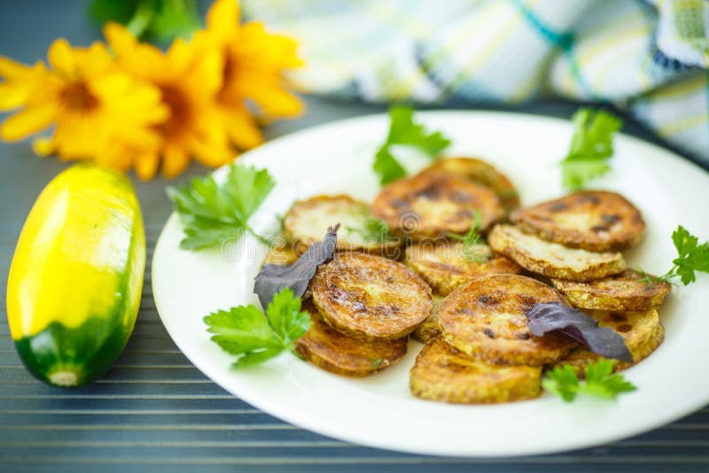 Fried zucchini