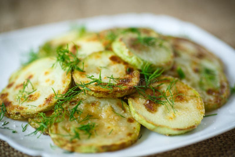 Fried zucchini