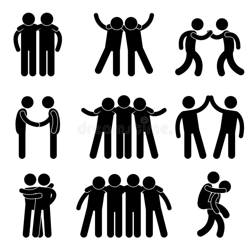 Hug Stick Figure Stock Illustrations – 353 Hug Stick Figure Stock  Illustrations, Vectors & Clipart - Dreamstime