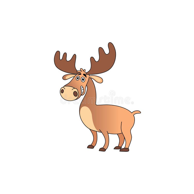 A friendly deer cartoon stock illustration. Illustration of hunting - 118048791 A friendly deer cartoon stock illustration. Illustration of hunting - 118048791