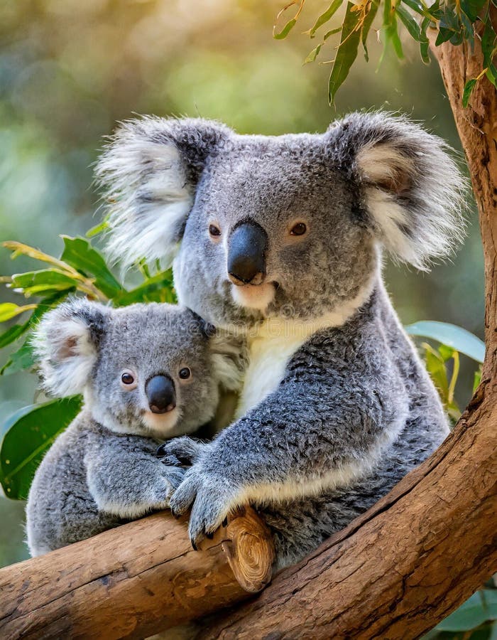 La photo mignonne de la semaine !  - Page 4 Friendly-koala-mom-her-adorable-baby-310118924