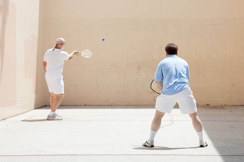 Friendly Racquetball Game
