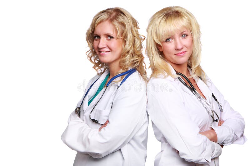 Friendly young doctors