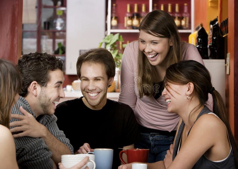 Friends in a Coffee House