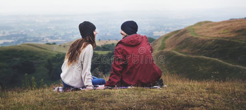Friends exploring and enjoying nature shoot royalty free stock photography Friends exploring and enjoying nature shoot royalty free stock photography