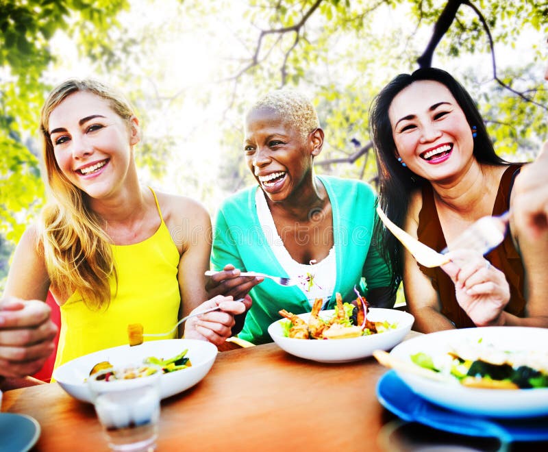 Friends Friendship Outdoor Chilling Togetherness Concept Stock Image