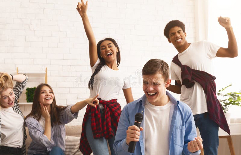 Having Fun at Home. Cheerful Black Teen Guy with Joystick Playing Online  Computer Games, Sitting on Couch Indoors Stock Image - Image of computer,  person: 227478857