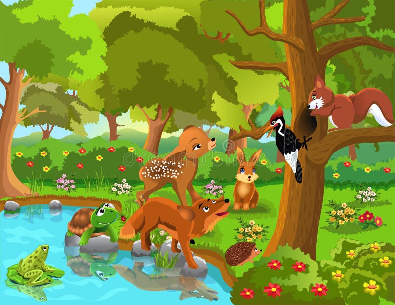 Forest Animals Stock Illustrations – 62,986 Forest Animals Stock  Illustrations, Vectors & Clipart - Dreamstime