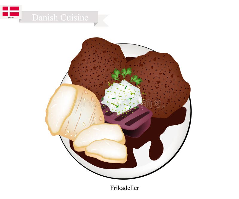 Frikadeller or Fried Beef Patty, Popular Dish in Denmark