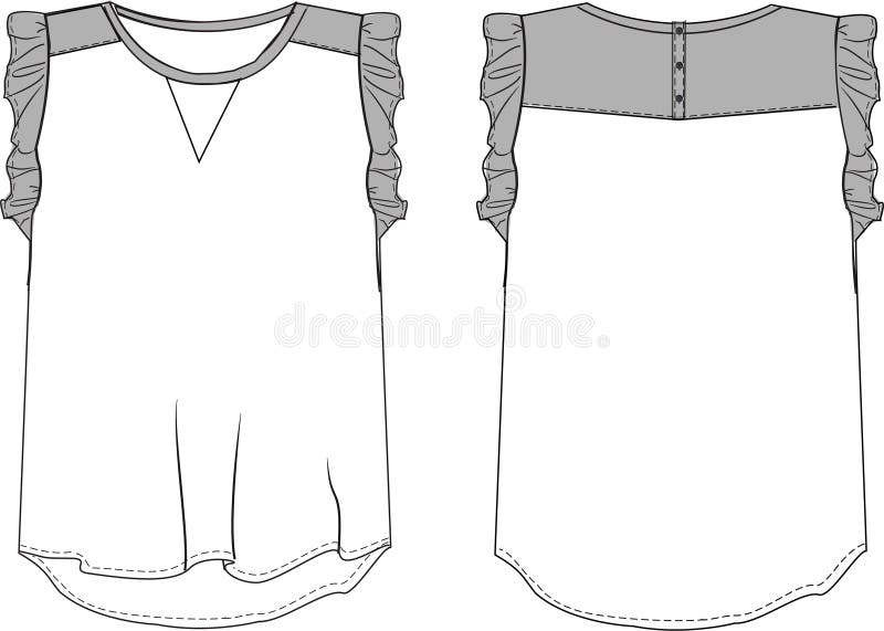 Frill Top Vector Illustration File vector illustration