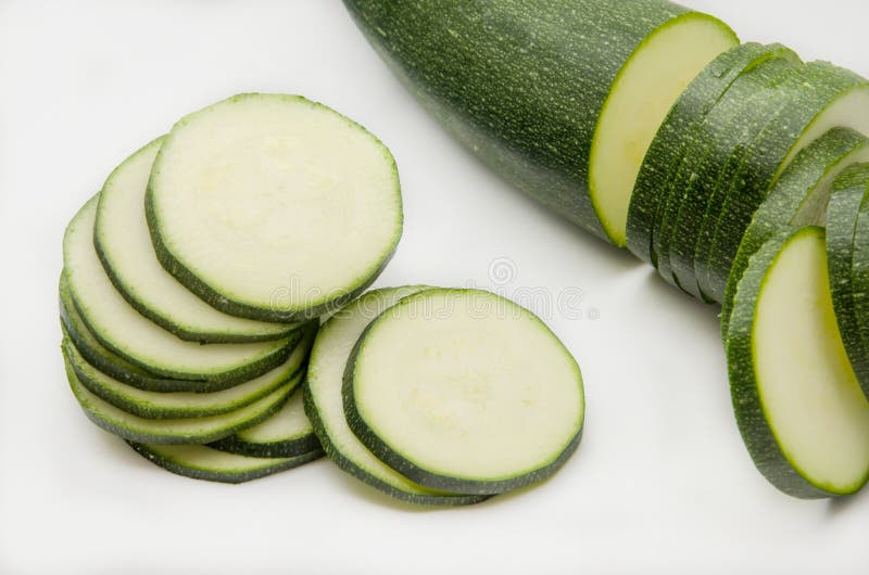 Frische geschnittene Zucchini stockfoto Frische geschnittene Zucchini stockfoto