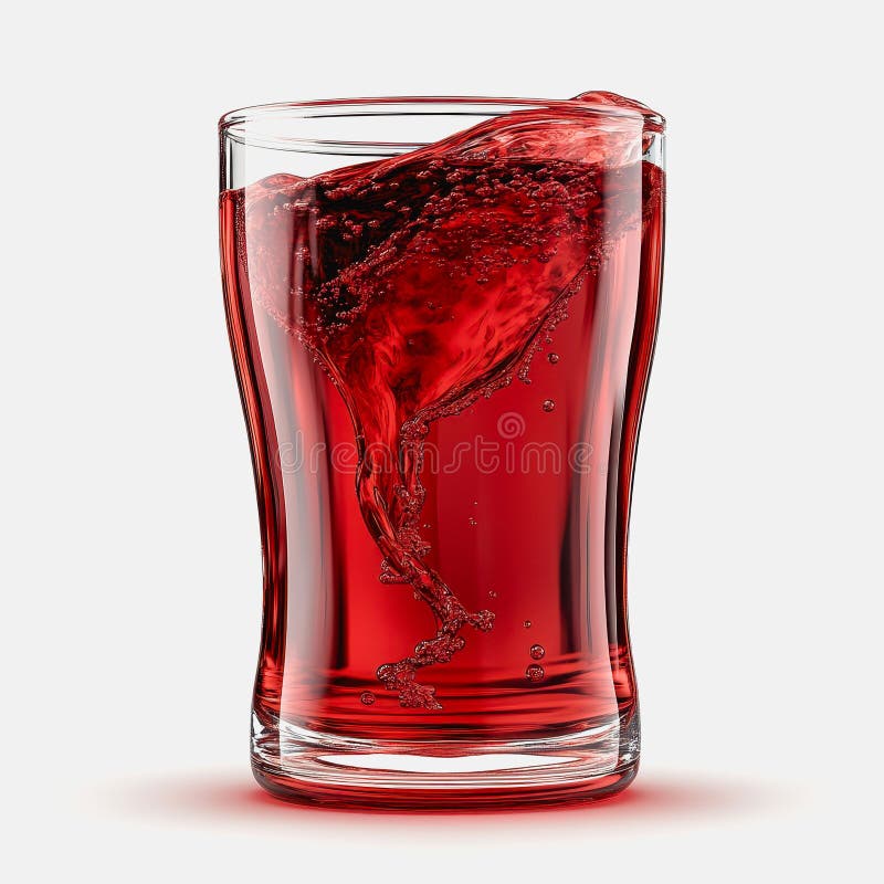 Frischer Cranberry Saft im Glasstudio Foto stockfotografie