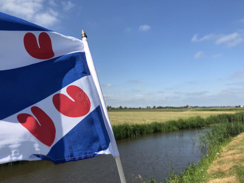  Frisian flag  stock image Image of farmland canal meadow 