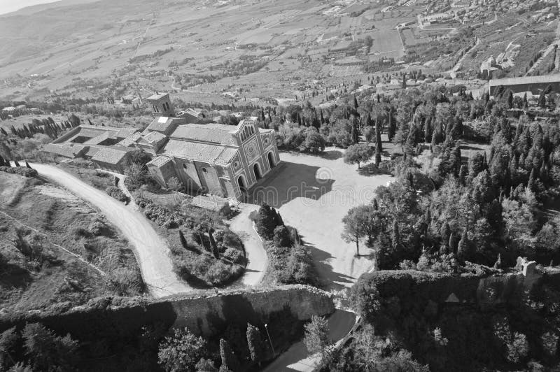 Fristad av Santa Margherita i Cortona royaltyfria foton Fristad av Santa Margherita i Cortona royaltyfria foton