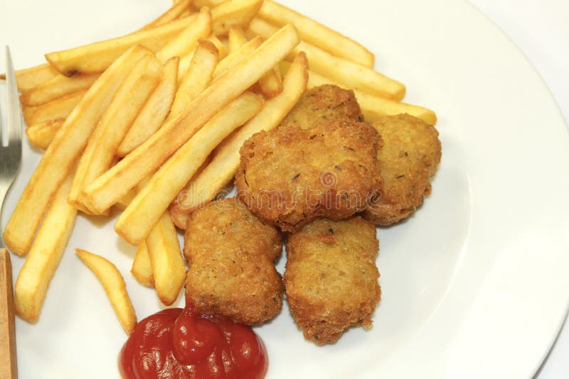 Frites And Nuggets Stock Photo Image 45410481
