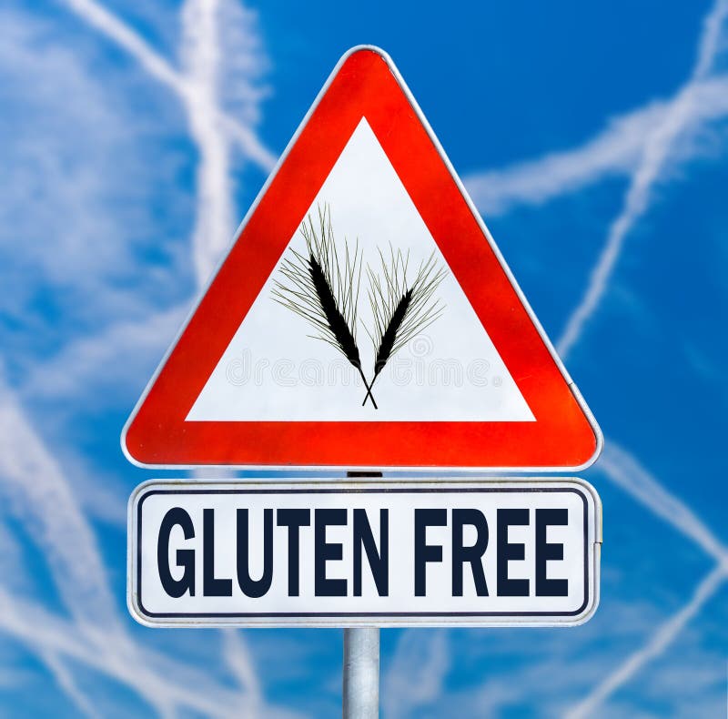 Fritt trafiktecken för gluten fotografering för bildbyråer Fritt trafiktecken för gluten fotografering för bildbyråer