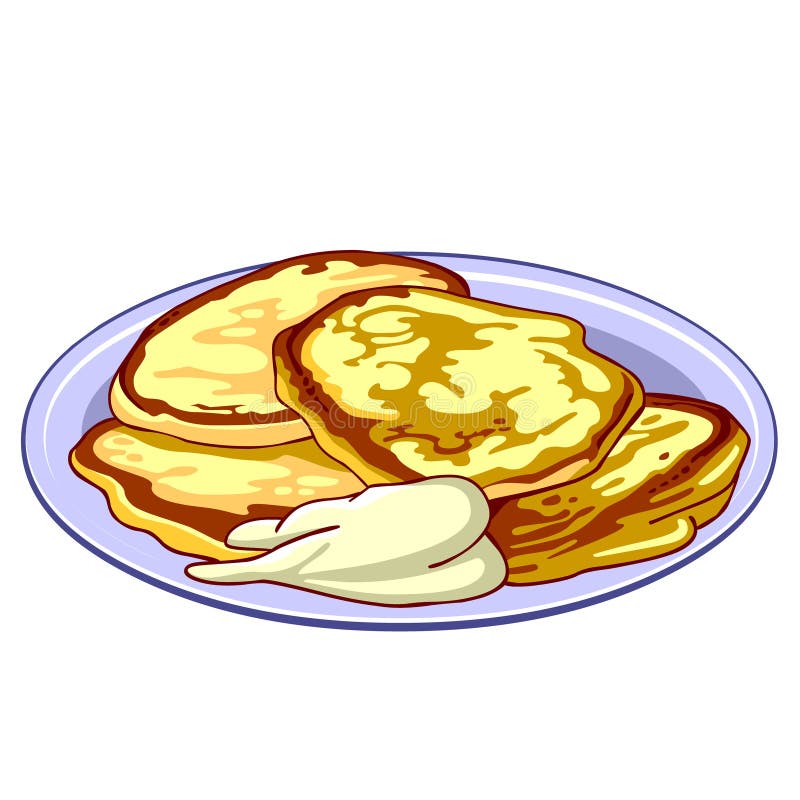 Fritters σε μια πιατέλα διανυσματική απεικόνιση Fritters σε μια πιατέλα διανυσματική απεικόνιση