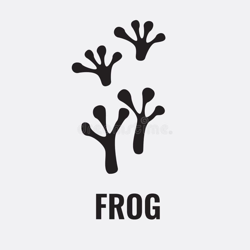 Frog Footprint Cartoon Stock Illustrations 256 Frog Footprint Cartoon