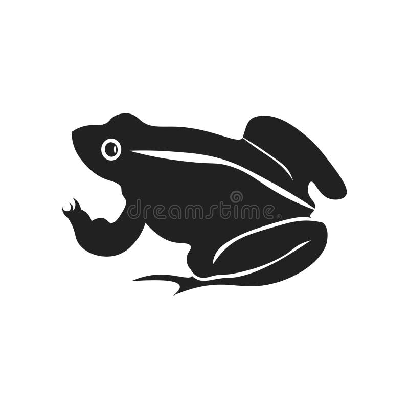 Frog icon vector sign and symbol isolated on white background, Frog logo concept stock illustration Frog icon vector sign and symbol isolated on white background, Frog logo concept stock illustration