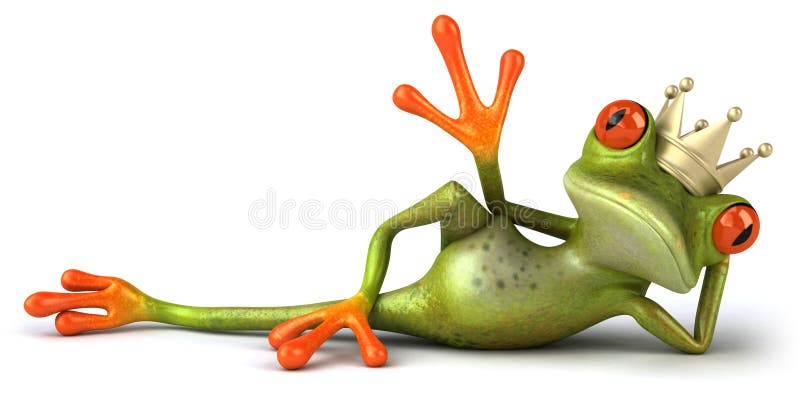 Frog in love stock illustration. Illustration of love - 8864096