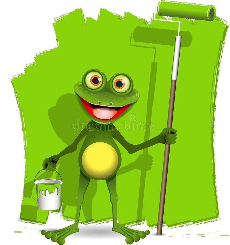 Frog painter