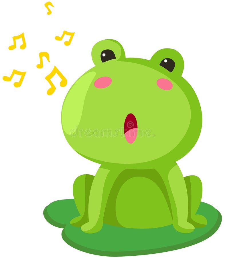 Frog singing