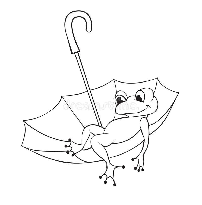 Umbrella Frog Stock Illustrations – 615 Umbrella Frog Stock ...