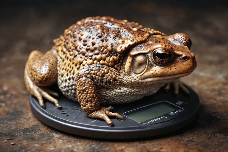 Frogs in Numbers: an Amphibian Encounter with a Weight Scale Stock
