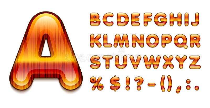 frohes Alphabet 3d im teuren Holz der Arten mit dekorativem Lack vektor abbildung frohes Alphabet 3d im teuren Holz der Arten mit dekorativem Lack vektor abbildung
