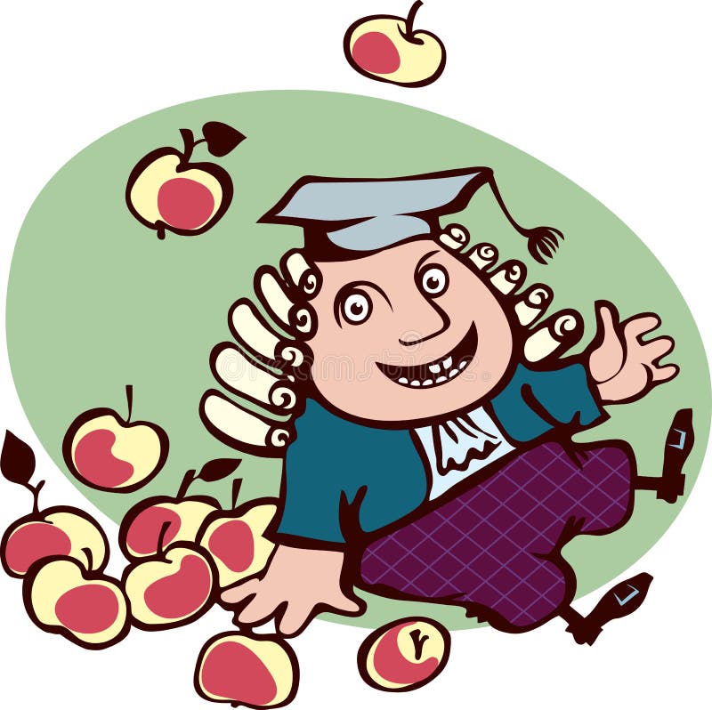 Newton` S Gesetze Mit Kreativem Beispiel, Physikwissenschaftsvektor