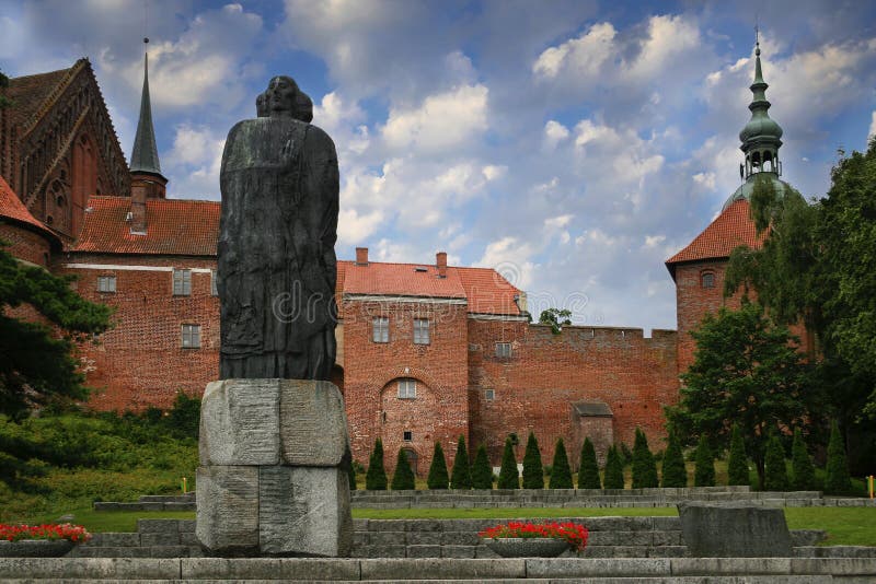 Catedral Em Frombork, Poland Foto de Stock Imagem de catedral, poland