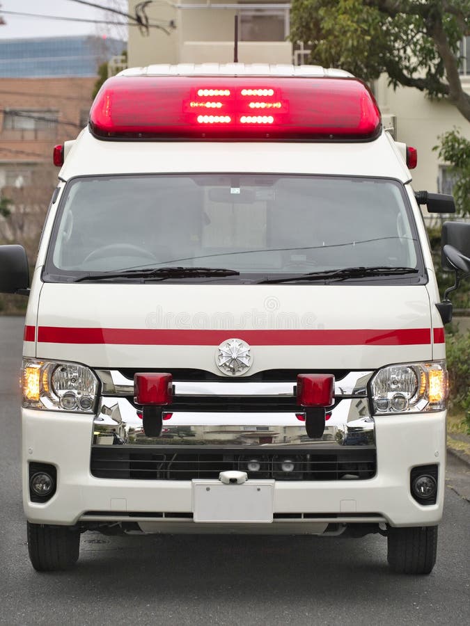 Front of an Ambulance in Japan Editorial Stock Photo Image of tokyo