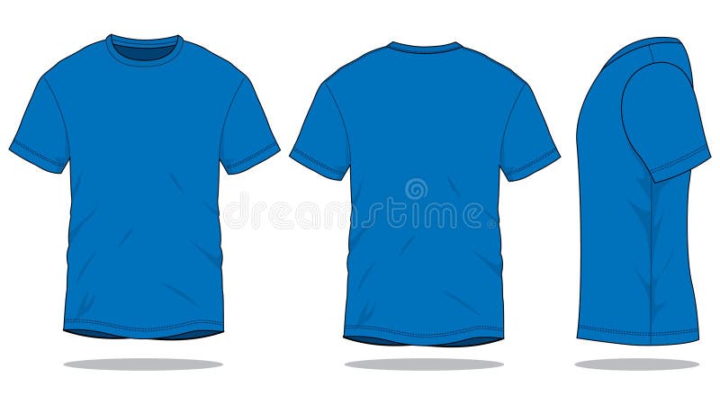 Download Blue T-Shirt Vector For Template Stock Illustration ...