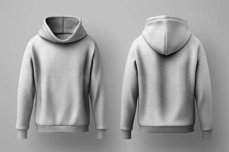 Grey Hoodie Template Stock Illustrations – 749 Grey Hoodie Template ...