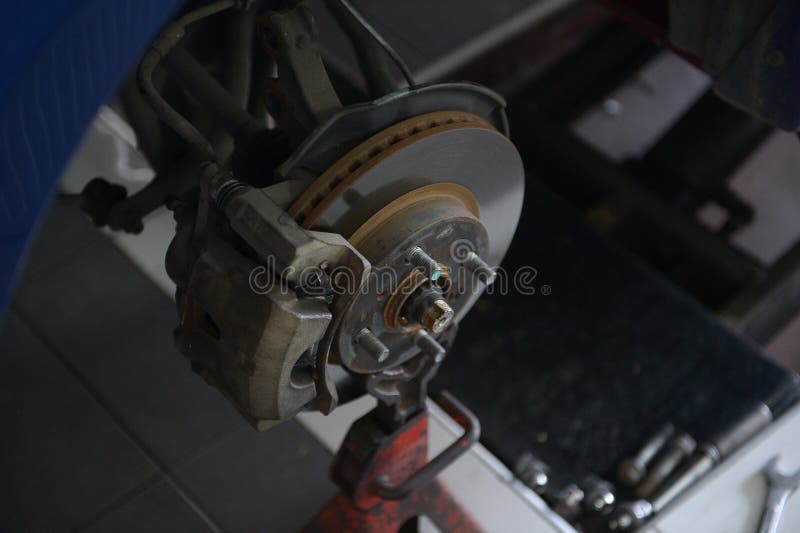 Front Brakes Front Wheel Hub Bearing ABS Brakes Stock Photo Image of