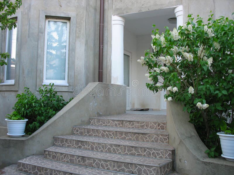 Front Door of a Beautiful Town House