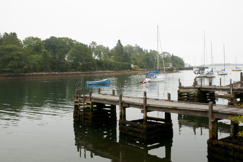 Front Harbour Chester Nova Scotia Stock Photo Image of town