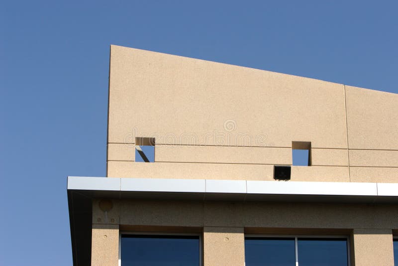 The front of a modern loft building