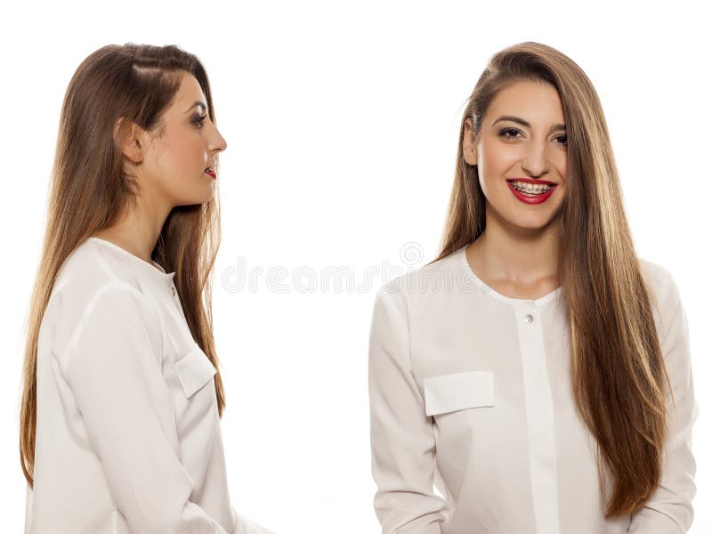Female Face Front Side Stock Photos 1 480 Royalty