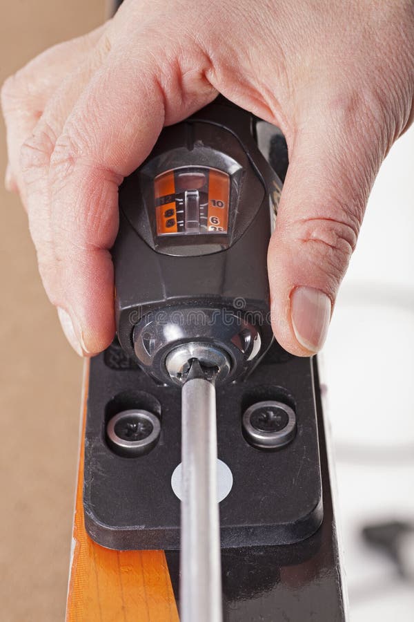 Front Ski Binding Adjustment Stock Photo Image of shop, repair 28098856