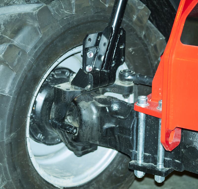 Front Tractor Suspension stock image. Image of hydraulic 109403825