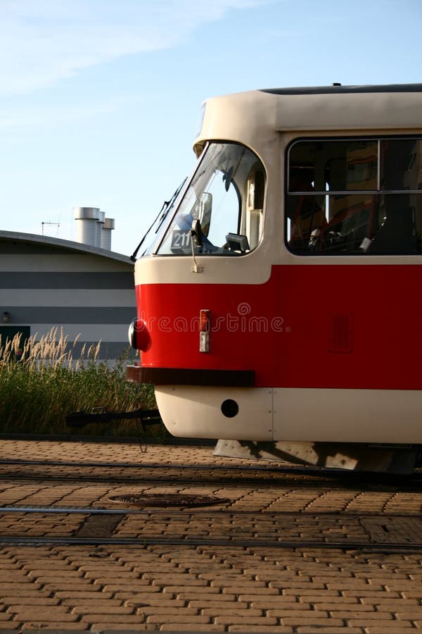 Front of the tram