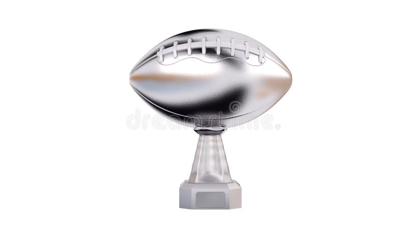 Stunning Football Cup Design Award Budget Trophy FREE Engraving Silver B0253 