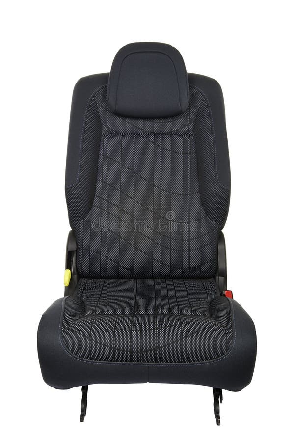 Front view of a Car seat isolated