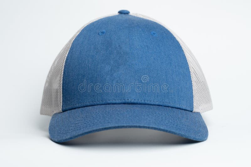 Front view of classic baseball cap royalty free stock photo