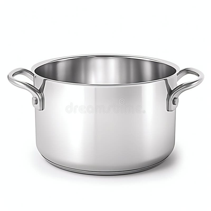 Two Ceramic Cooking Pots On White Background Stock Photo, Picture and  Royalty Free Image. Image 45074387.