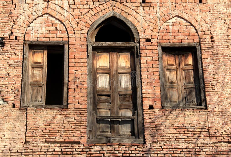 Old door & Windows. stock photo. Image of homes, historical 30254134