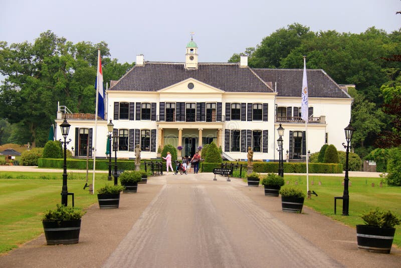 Front View Dutch Castle Engelenburg Near Village Brummen Editorial ...