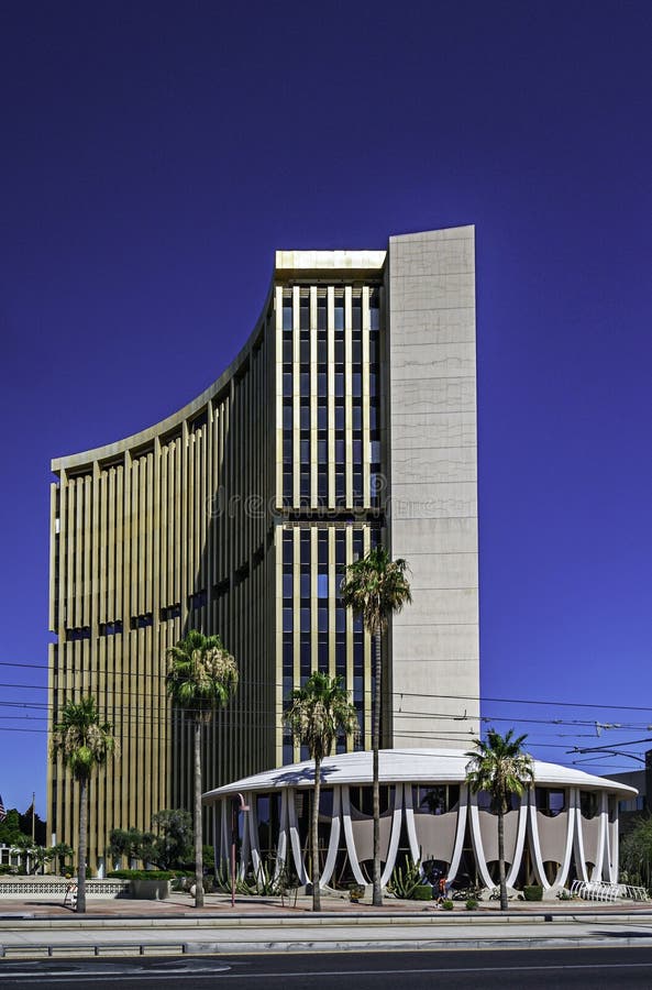 A front view of the Shepley Bulfinch Building in Phoenix, Arizona